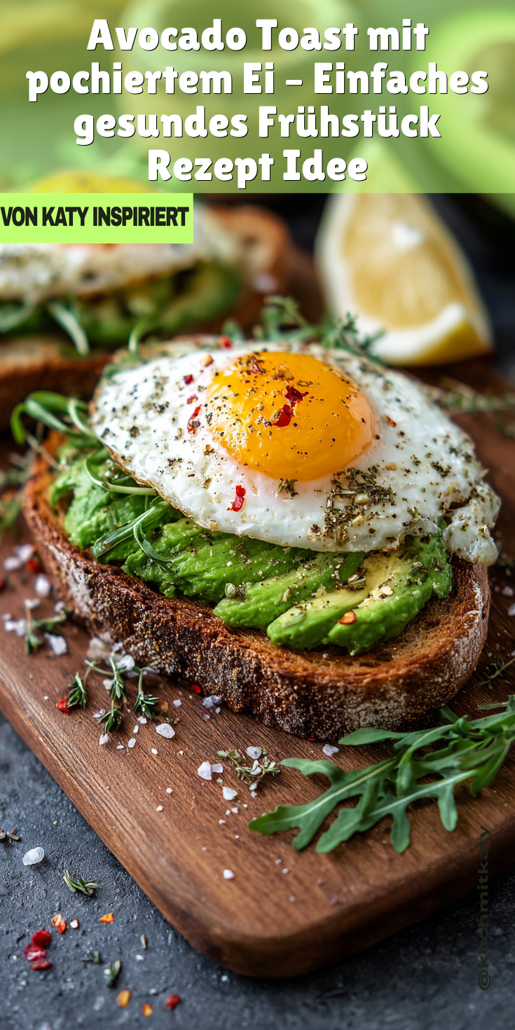 Avocado-Toast mit pochiertem Ei: Einfaches & gesundes Frühstück-Rezept