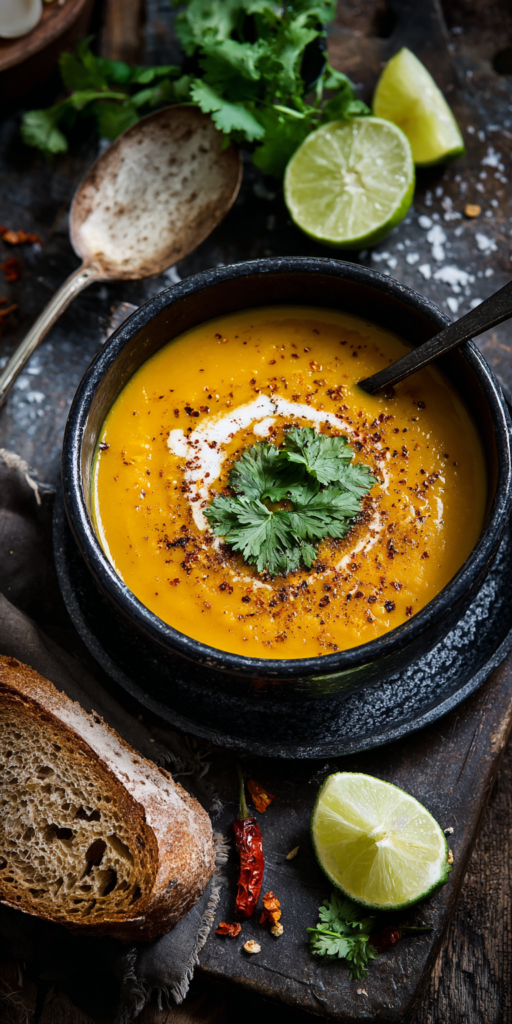 Cremige Rote Linsen Dal Suppe mit Kokosmilch - Einfach & Köstlich!