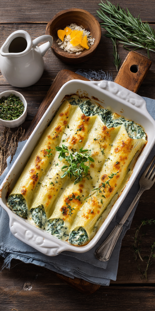 Cremige Spinat-Ricotta-Cannelloni: Einfach unwiderstehlich!