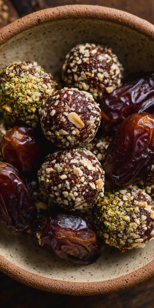 Dattel-Nuss Energiebällchen: Gesunder Snack für sofortige Power!