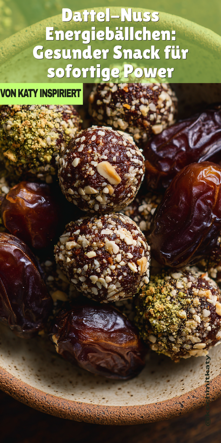 Dattel-Nuss Energiebällchen: Gesunder Snack für sofortige Power!