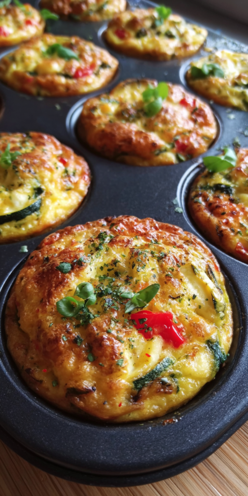 Herzhafte Ei-Muffins mit Gemüse - Perfekt für Meal Prep!