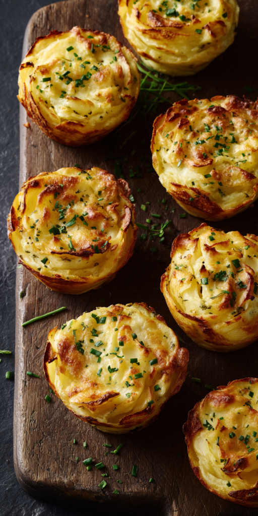 Kartoffelgratin-Muffins: Cremig, knusprig & perfekt für jede Party!