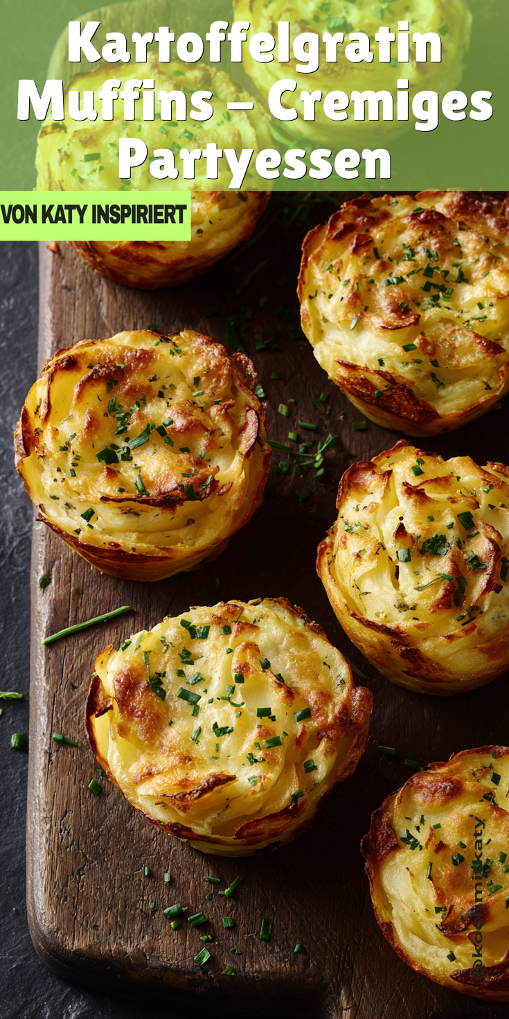 Kartoffelgratin-Muffins: Cremig, knusprig & perfekt für jede Party!