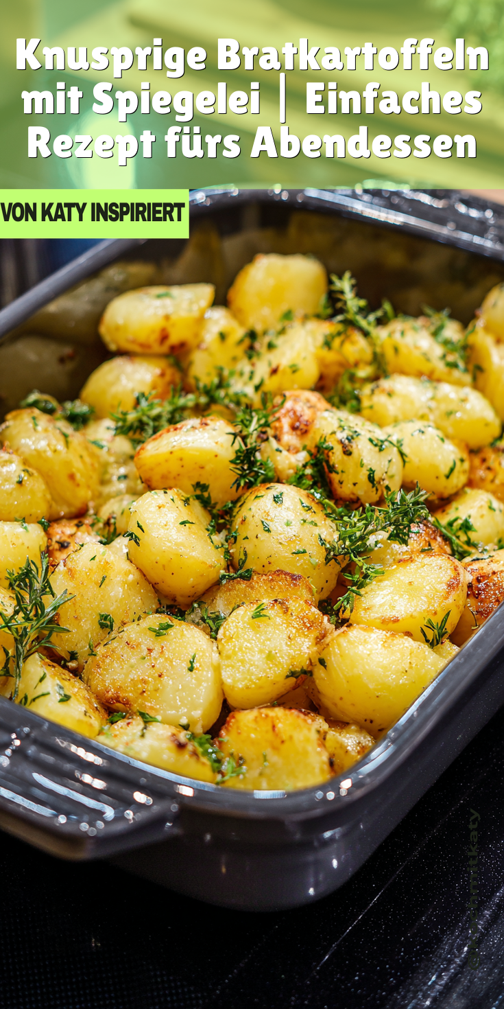 Knusprige Bratkartoffel-Pfanne mit perfektem Spiegelei | Einfaches Rezept