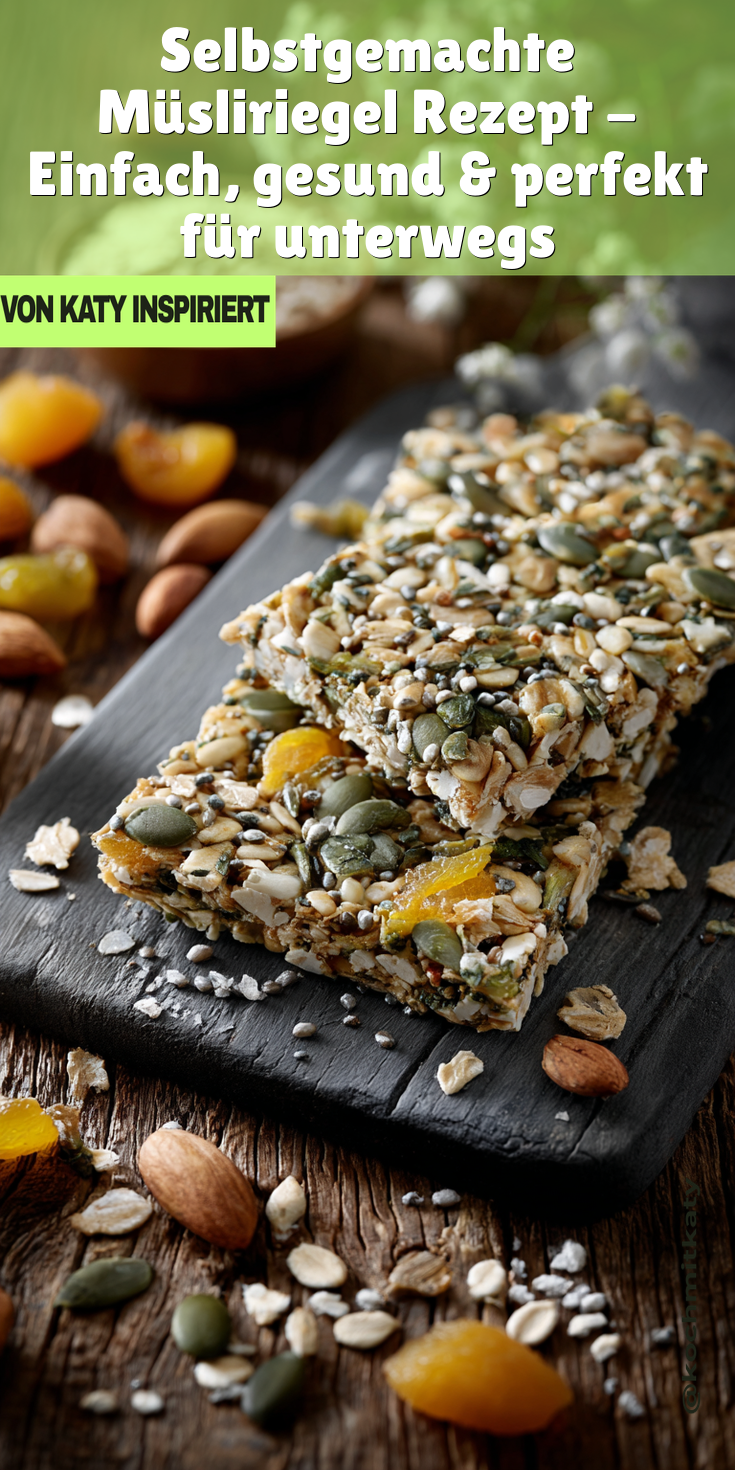 Selbstgemachte Müsliriegel: Einfach, gesund & perfekt für unterwegs!