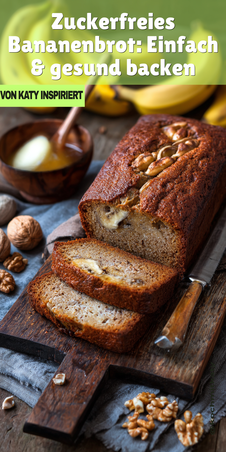 Zuckerfreies Bananenbrot: Einfach, gesund & unwiderstehlich lecker!