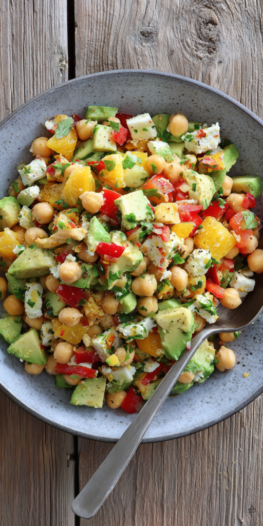Avocado-Kichererbsen-Salat mit Feta | Schnelle Salate 2026