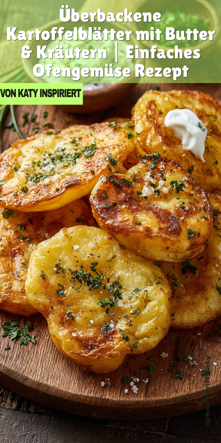 Überbackene Kartoffelblätter mit Butter & Kräutern | Foodporn 2026
