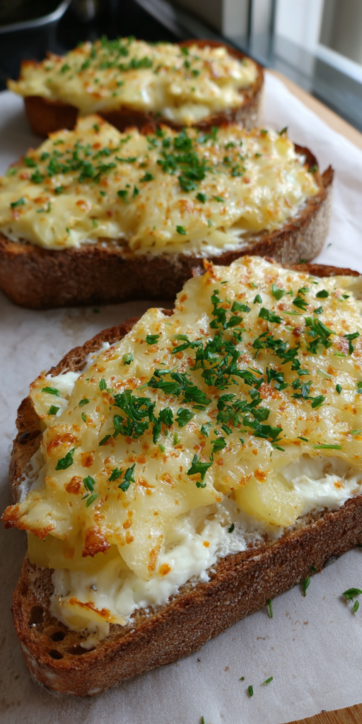 Überbackener Kartoffel-Toast mit Käse | Schneller Snack 2026