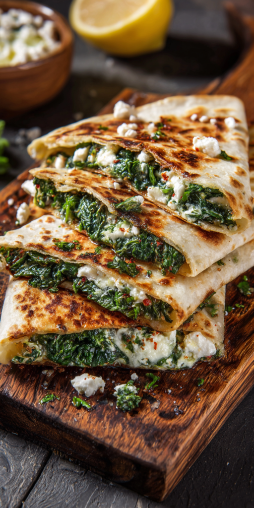Blitzschnelle Spinat-Feta-Quesadillas | Abendessen in 15 Min 2026