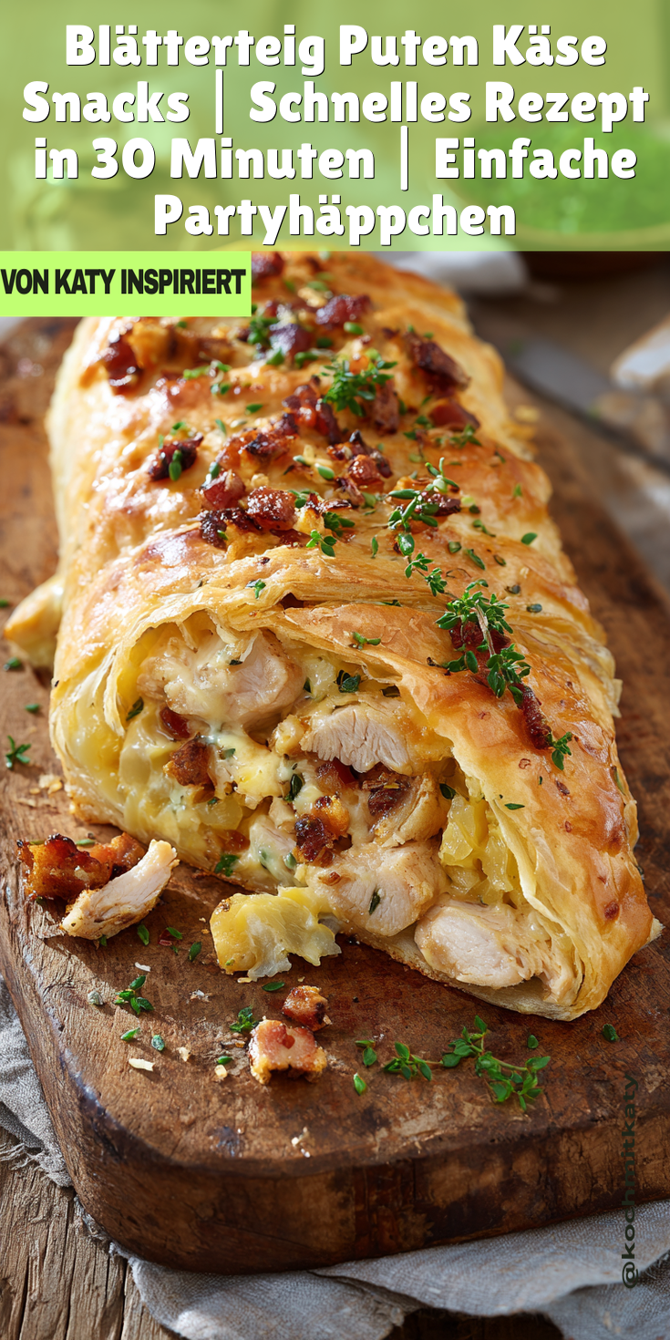Blätterteig-Puten-Käse-Snacks | 30-Minuten-Wunder 2026