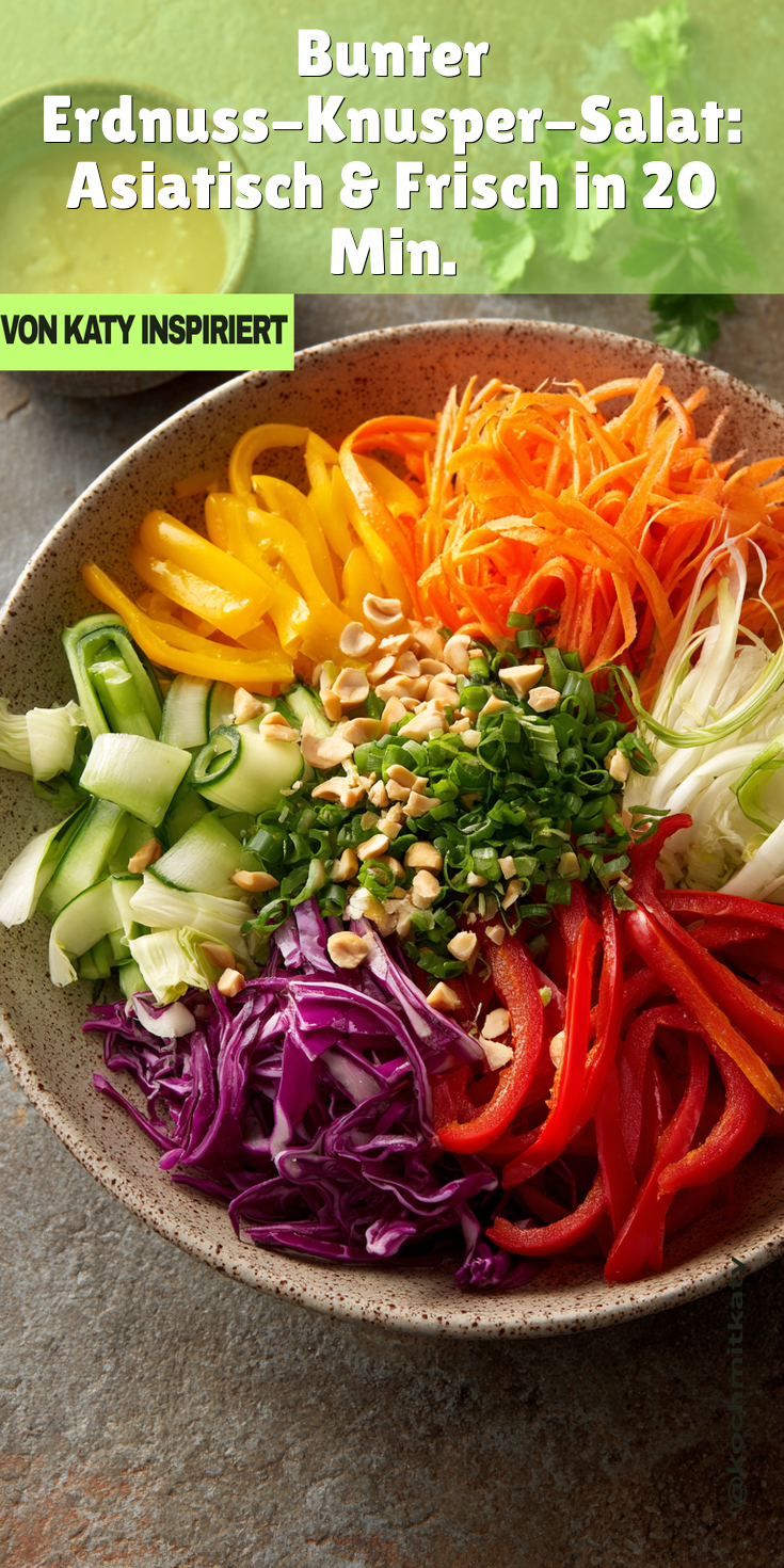 Bunter Erdnuss-Knusper-Salat: Asiatisch & Frisch | Gesunde Salate 2026