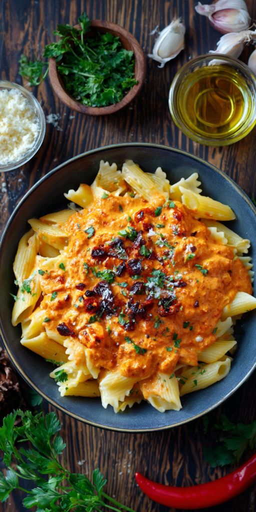 Cremige Ajvar-Käse-Sahne-Sauce zu Nudeln | Schnelle Saucen Ideen 2026