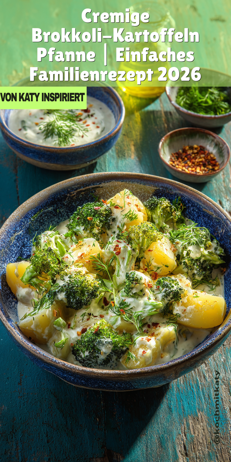 Cremige Brokkoli-Kartoffeln aus der Pfanne | Einfache Familienküche 2026