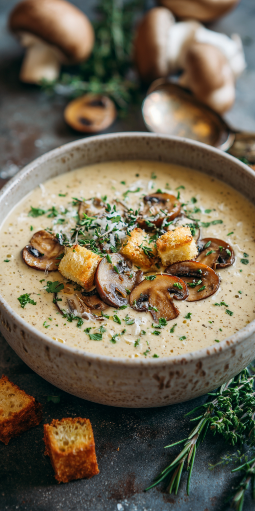 Cremige Pilzsuppe mit Sahne: Wärmend & Aromatisch | Soulfood 2026
