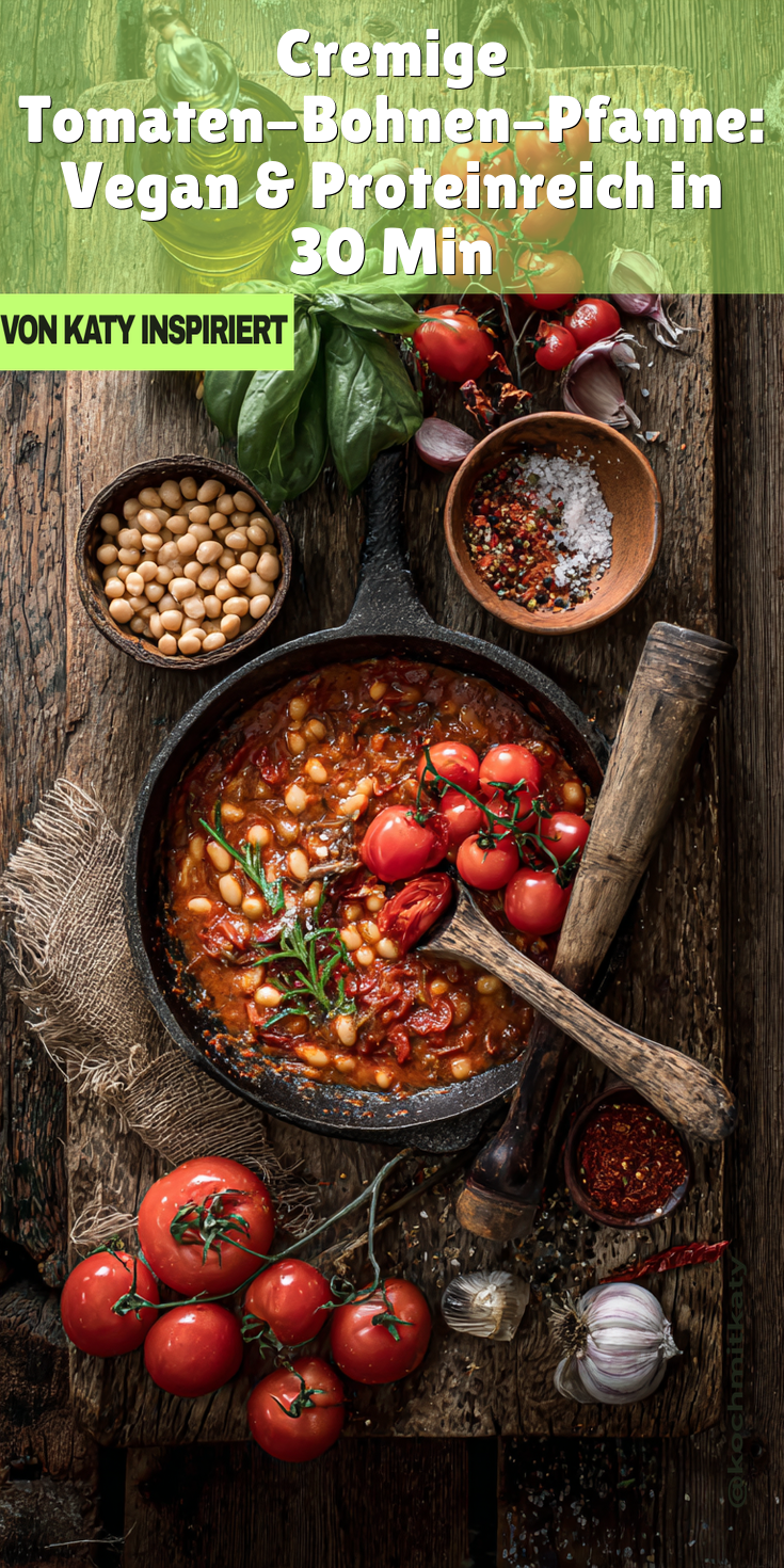 Cremige Tomaten-Bohnen-Pfanne: Vegan & Proteinreich | Gesunde Rezepte 2026