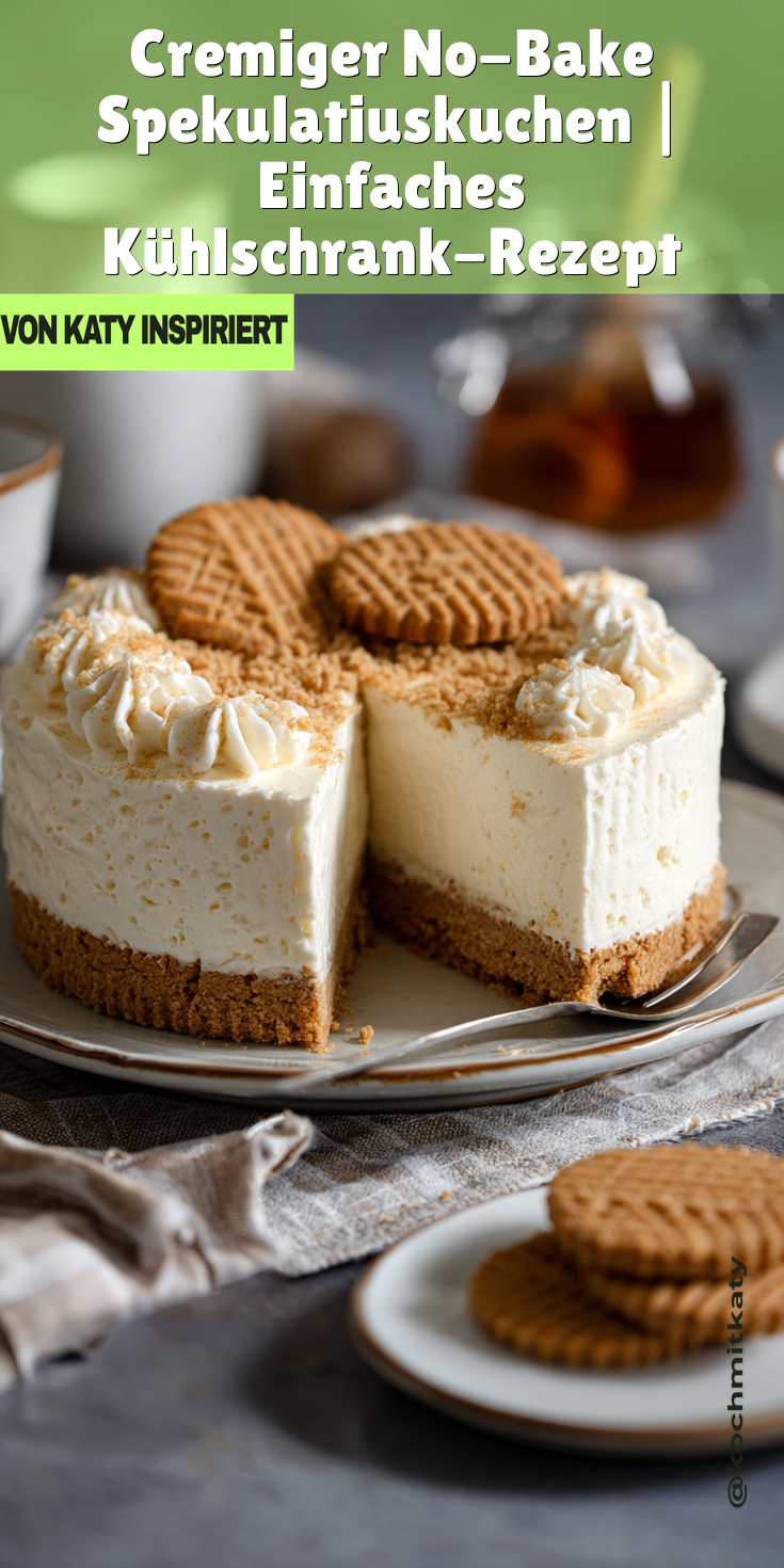 Cremiger Spekulatiuskuchen aus dem Kühlschrank | No Bake 2026