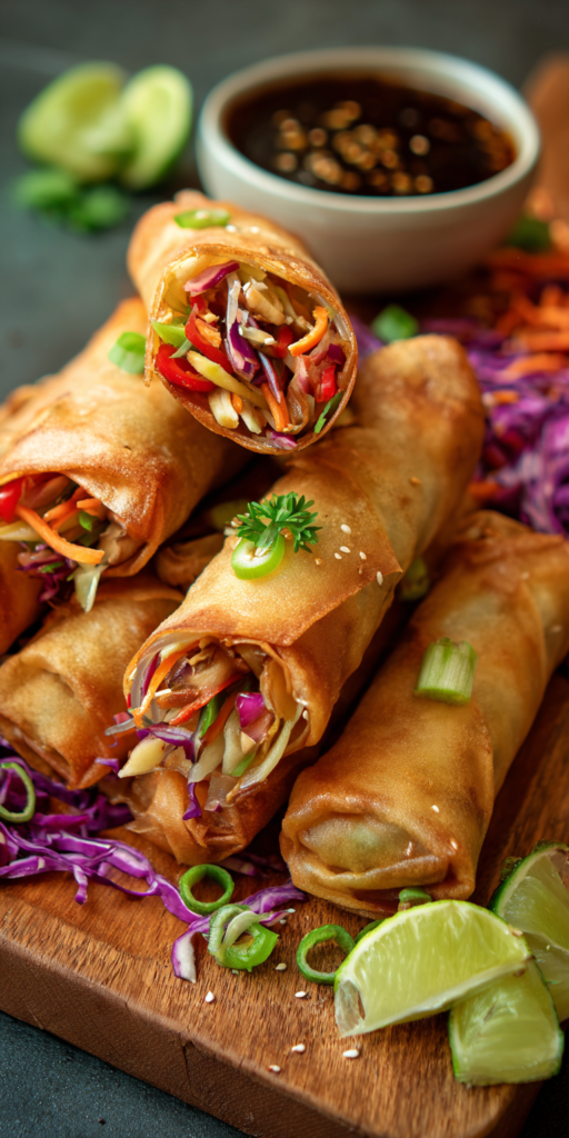 Crispy Frühlingsrollen (Vegetarisch) | Heißluftfritteuse 2026