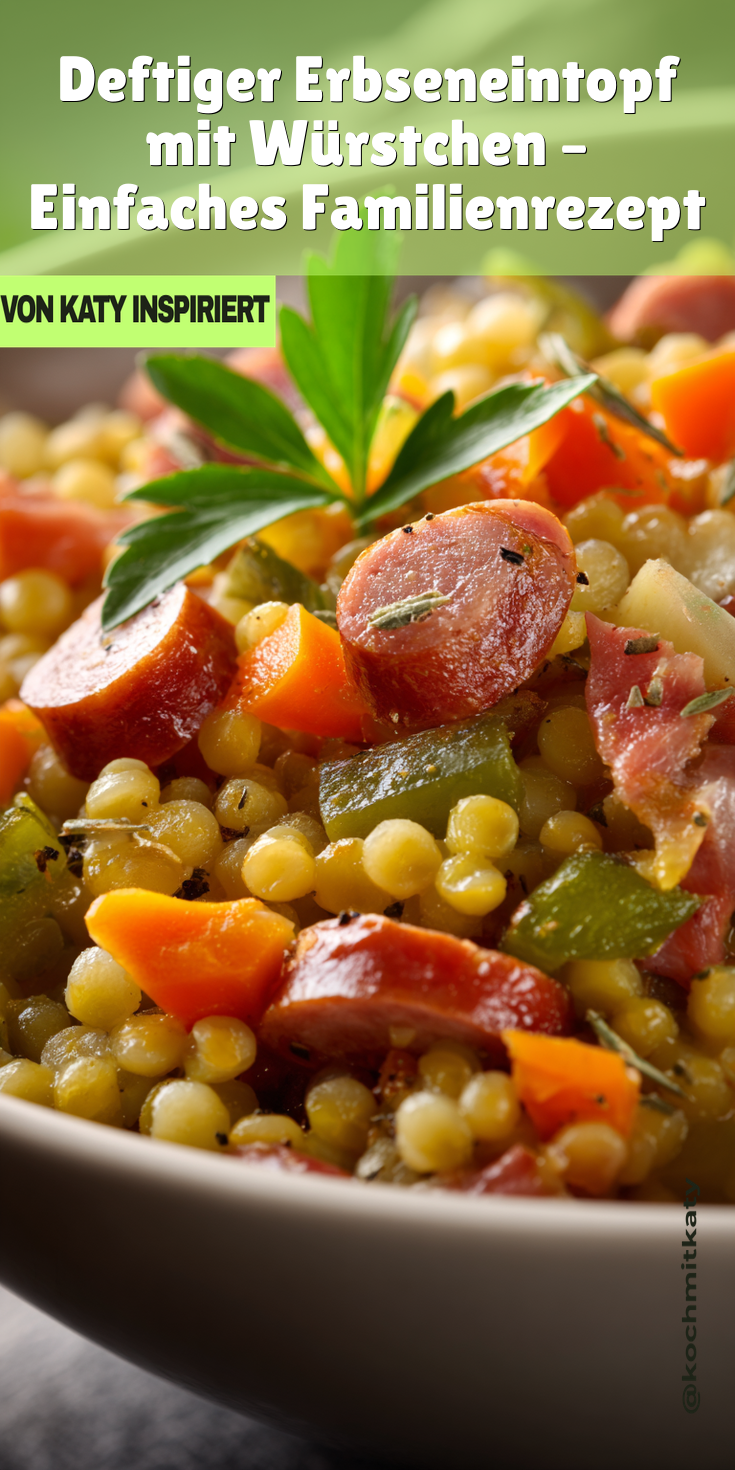 Deftiger Erbseneintopf mit Würstchen | Hausmannskost 2026