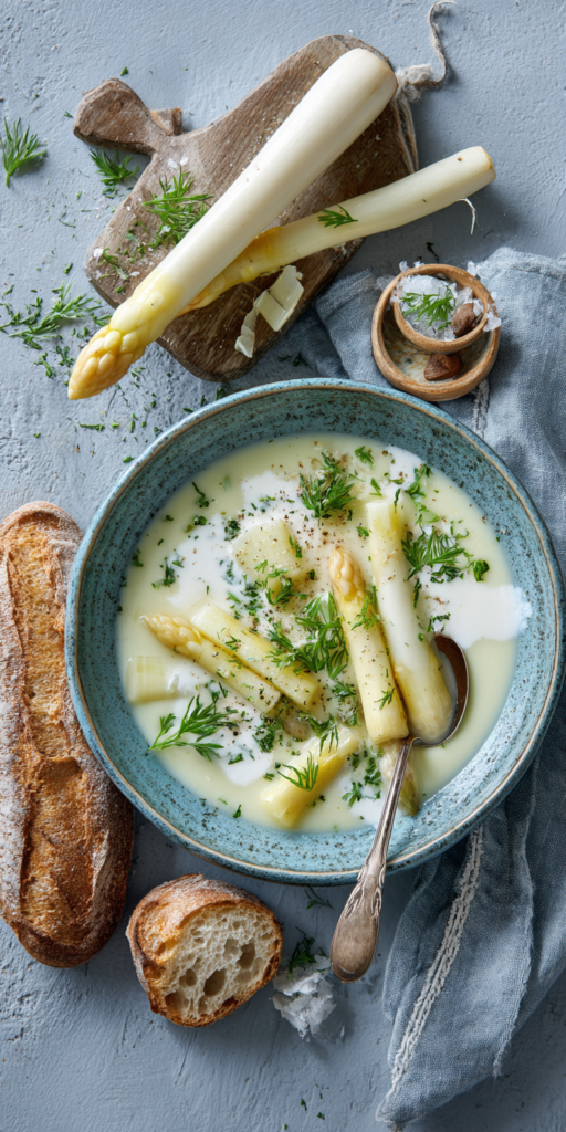 Edle Spargelcremesuppe (Weißer Spargel) | Saison 2026