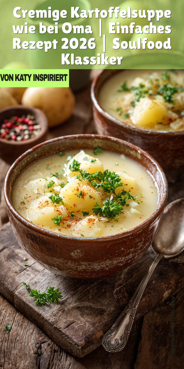 Einfache Kartoffelsuppe wie bei Oma (Cremig) | Klassiker 2026