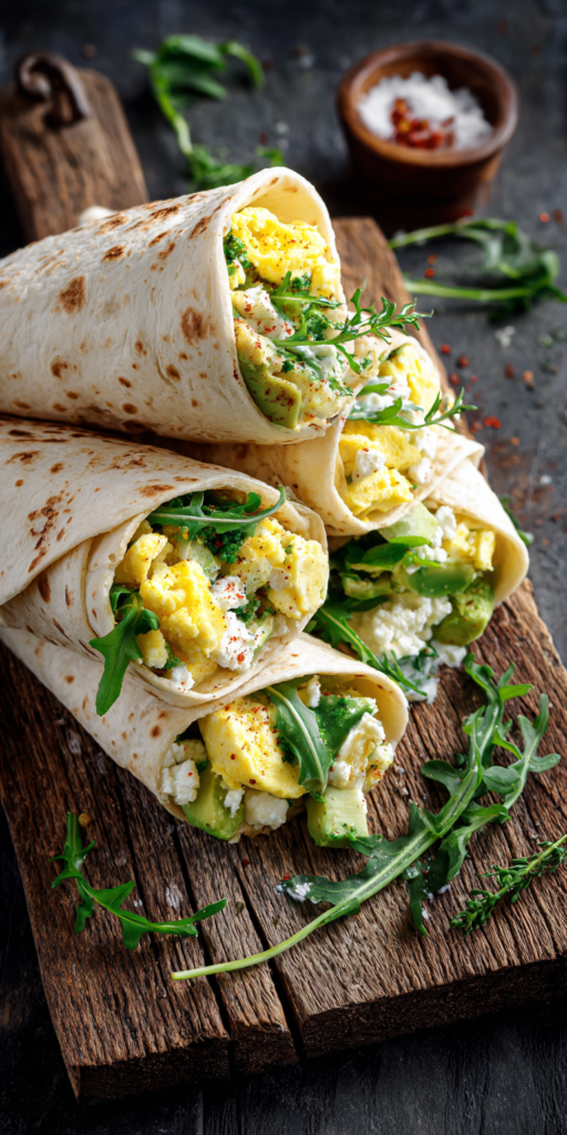 Energiereicher Frühstückswrap mit Ei & Avocado | Gesund 2026