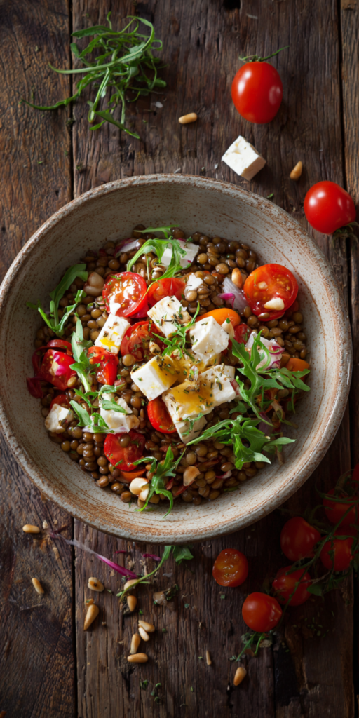 Frischer Linsensalat mit Feta & Kräutern | Proteinreiche Salate 2026
