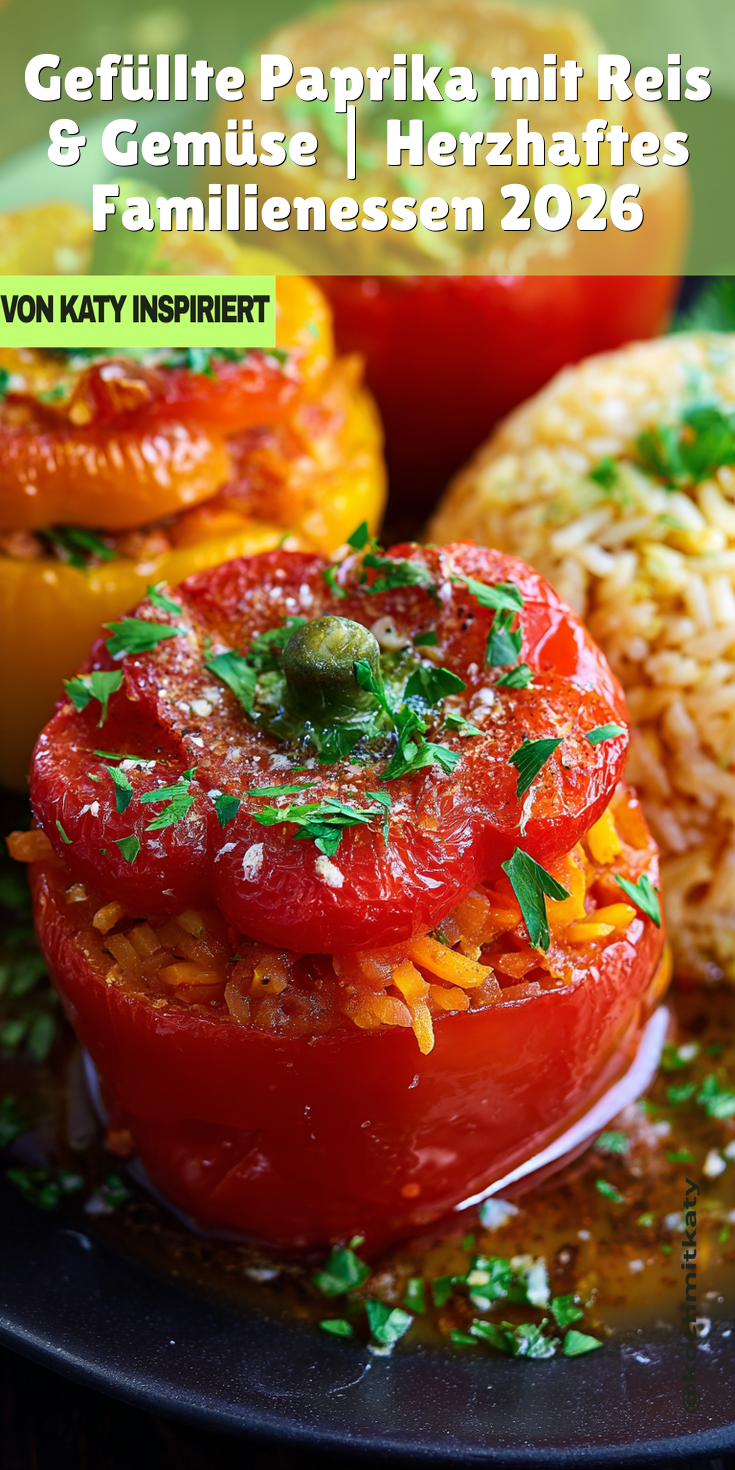 Gefüllte Paprika mit Reis & Gemüse | Herzhaft & Gesund 2026