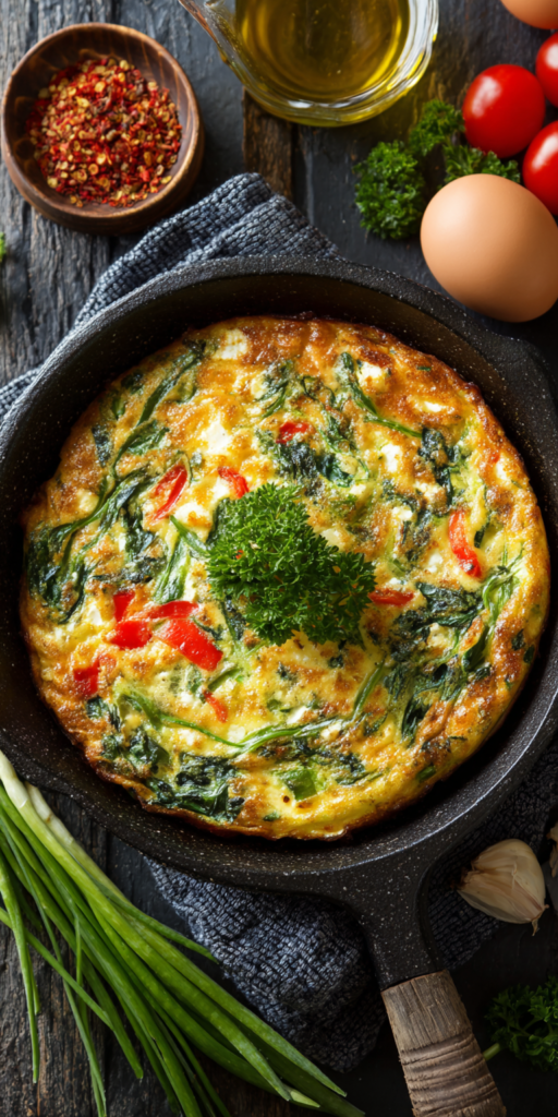 Gemüse-Frittata: Schnell, einfach & gesund | Low Carb Frühstück 2026