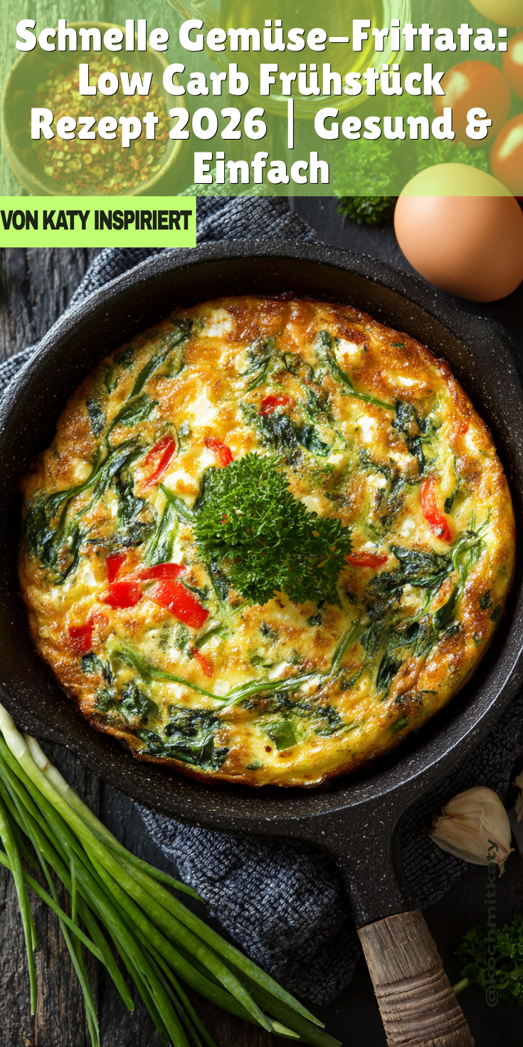 Gemüse-Frittata: Schnell, einfach & gesund | Low Carb Frühstück 2026