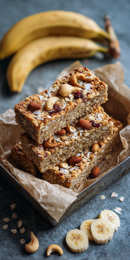 Gesunde Bananen-Hafer-Riegel ohne Zucker | Meal Prep 2026