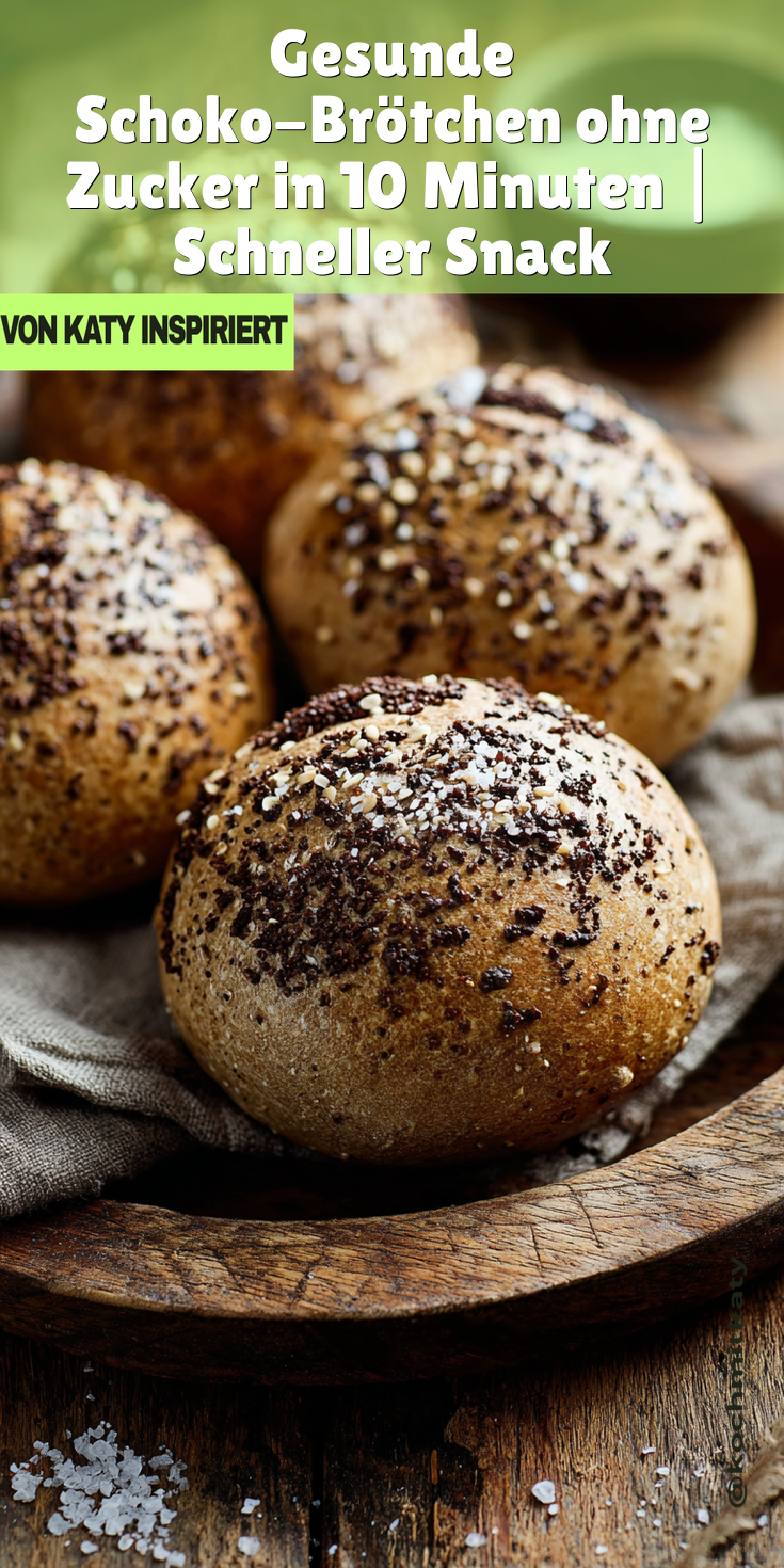 Gesunde Schoko-Brötchen in 10 Minuten (Ohne Zucker) | Snacks 2026