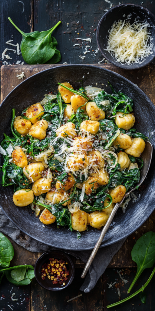 Gnocchi-Kartoffel-Pfanne mit Spinat | In 15 Minuten 2026