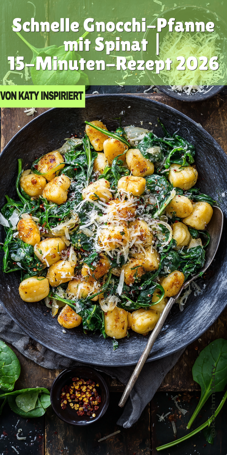Gnocchi-Kartoffel-Pfanne mit Spinat | In 15 Minuten 2026