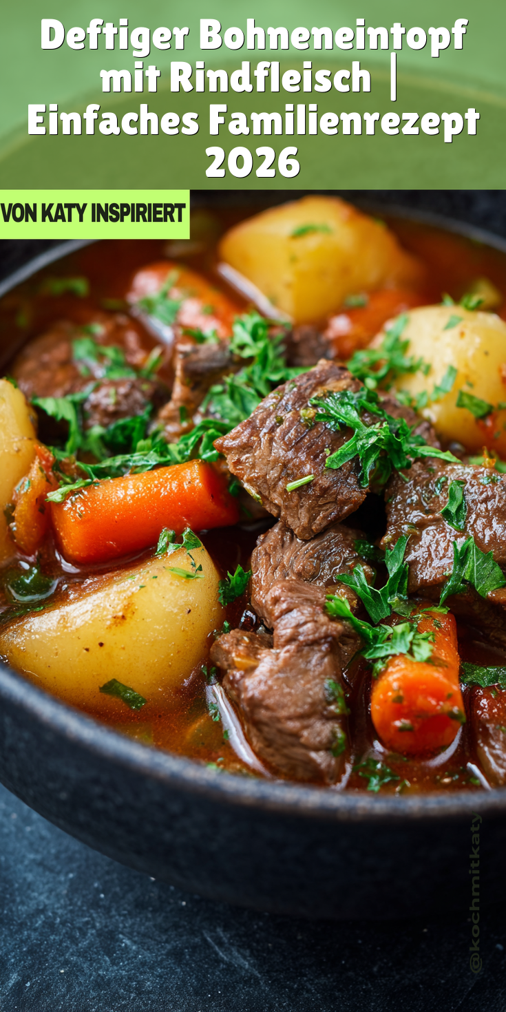 Grüner Bohneneintopf mit Rindfleisch | Deftig 2026
