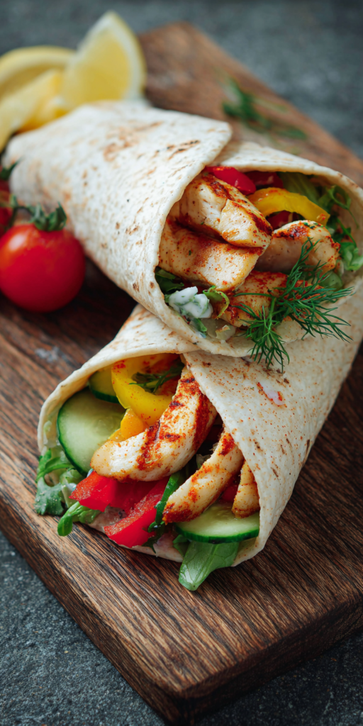 Hähnchen Wraps: Schnell & Gesund für unterwegs | Meal Prep 2026