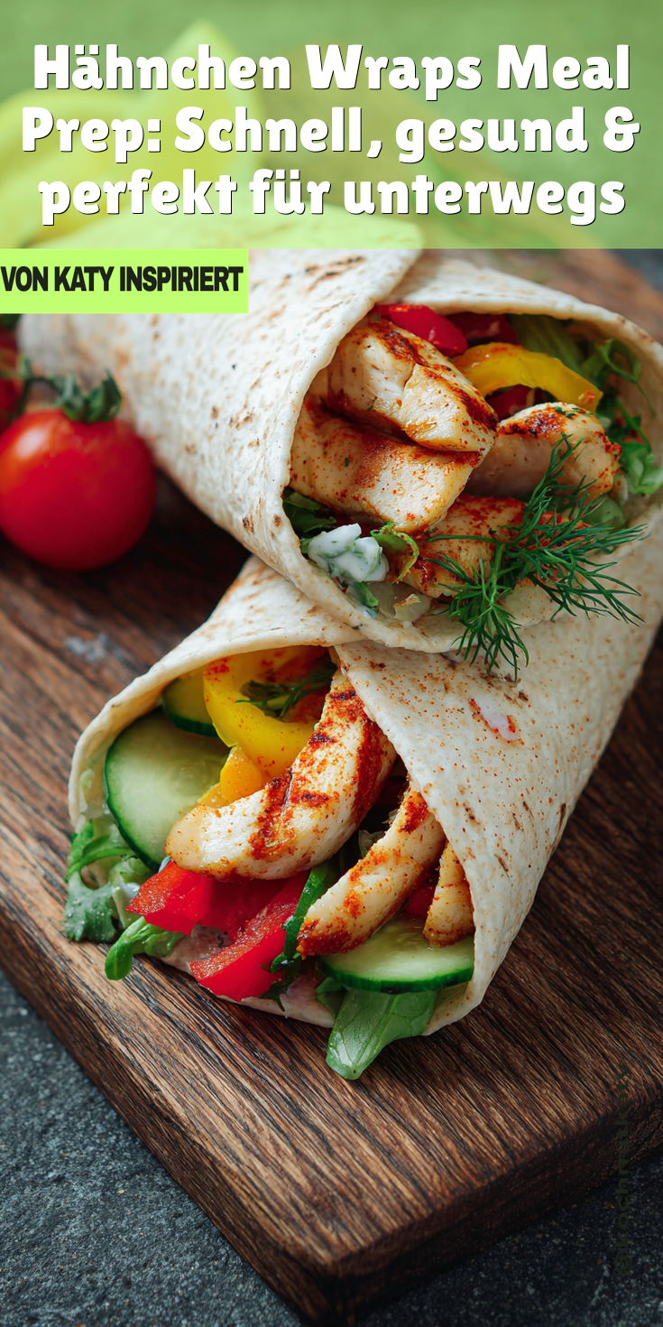 Hähnchen Wraps: Schnell & Gesund für unterwegs | Meal Prep 2026