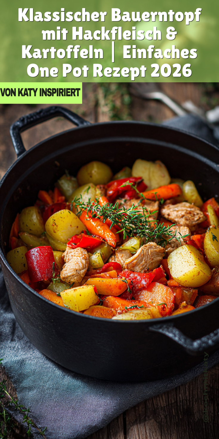 Klassischer Bauerntopf mit Hackfleisch & Kartoffeln | One Pot 2026