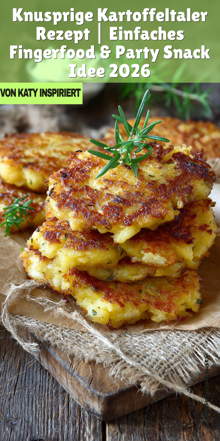 Knusprige Kartoffeltaler (Rösti-Art) | Fingerfood 2026