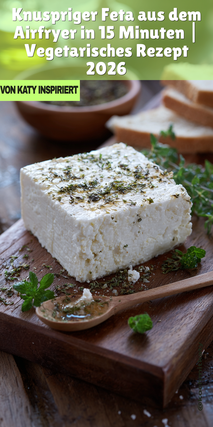 Knuspriger Feta aus dem Airfryer (in 15 Min) | Vegetarisch 2026