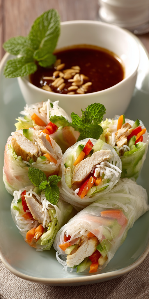 Leckere Sommerrollen mit Erdnussdip: Frisch & Leicht | Low Carb 2026