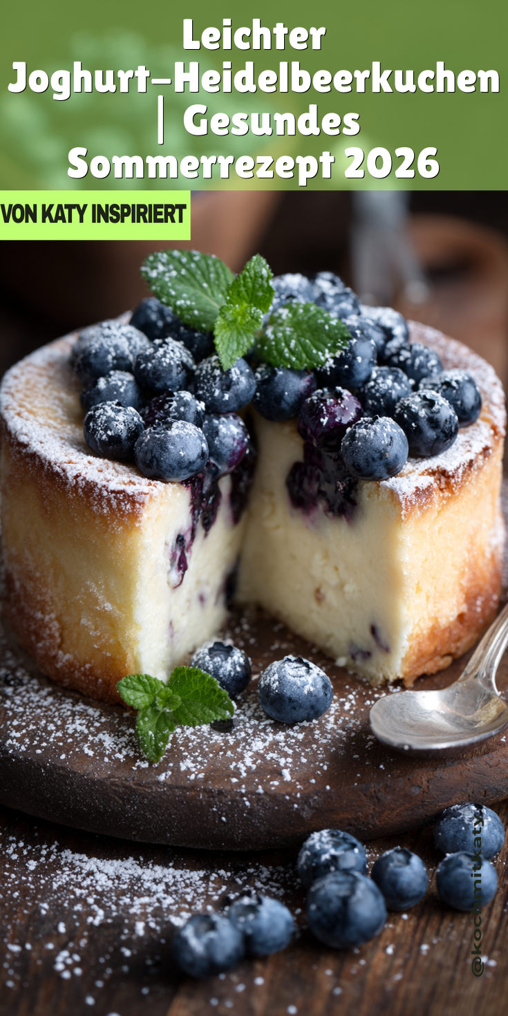 Leichter Joghurt-Heidelbeerkuchen | Fit & Gesund 2026