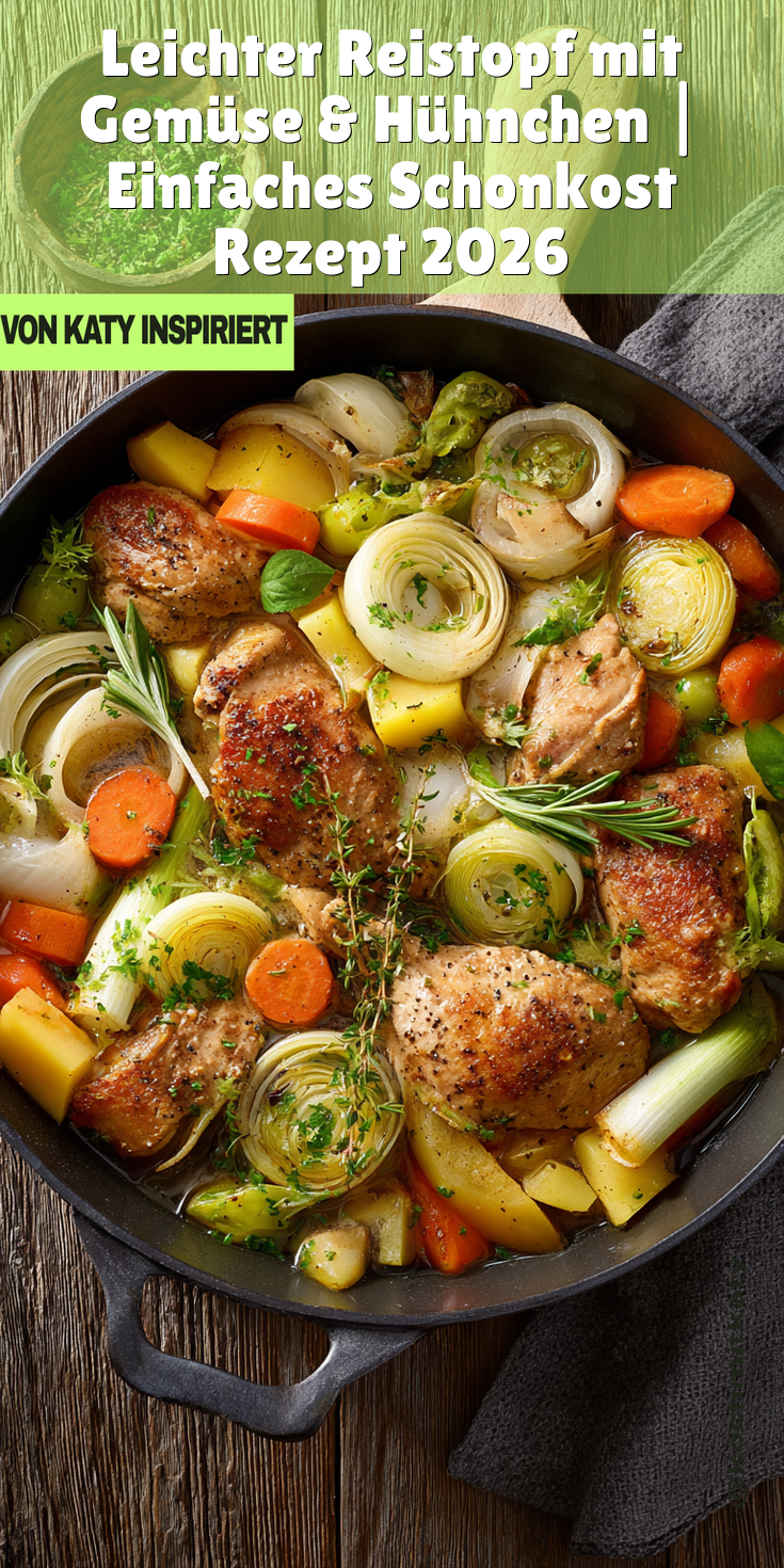 Leichter Reistopf mit Gemüse & Hühnchen | Schonkost 2026