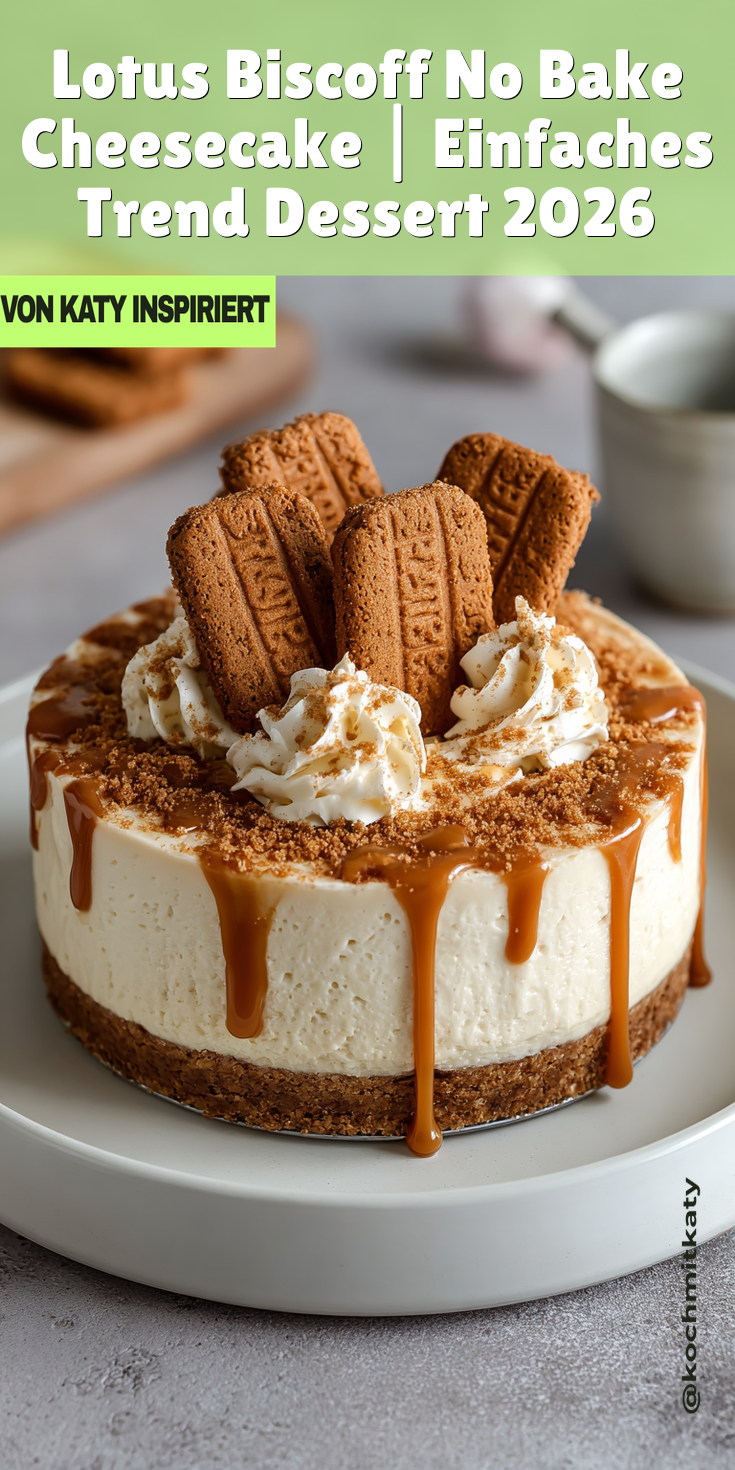 Lotus Biscoff Cheesecake ohne Backen | Trend Rezepte 2026