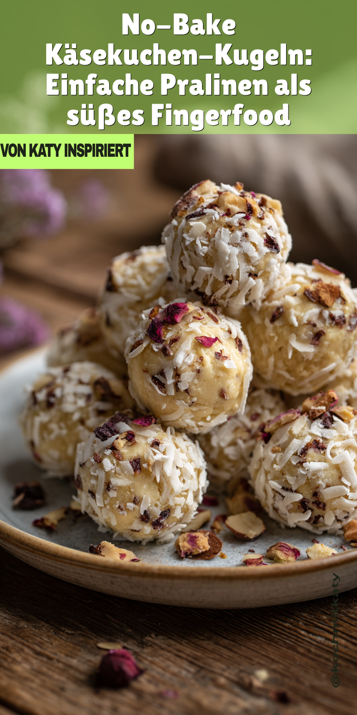 No-Bake Käsekuchen-Kugeln (Pralinen) | Fingerfood Süß 2026