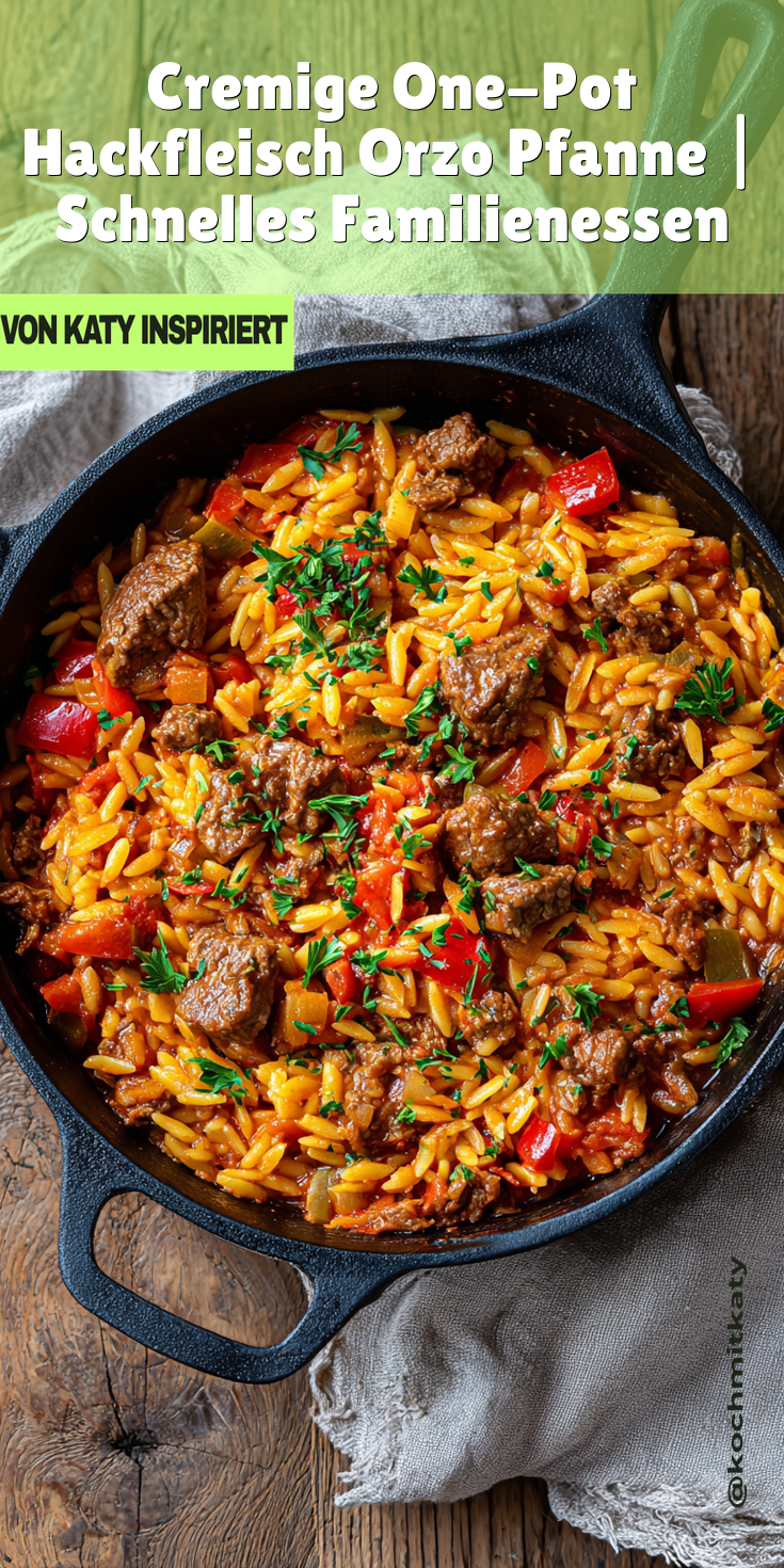 One-Pot Hackfleisch-Orzo-Pfanne: Cremig & Schnell | Familienrezepte 2026