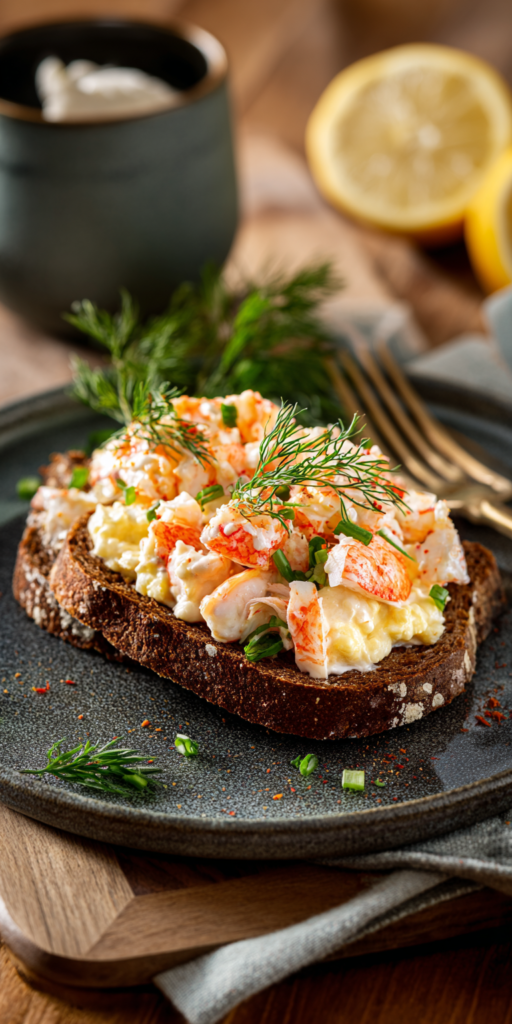 Rührei mit Nordseekrabben auf Schwarzbrot | Norddeutsches Frühstück 2026