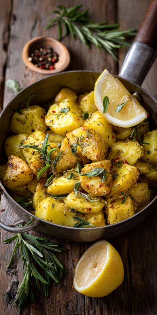 Röstkartoffeln mit Zitrone & Oregano | Griechische Art 2026