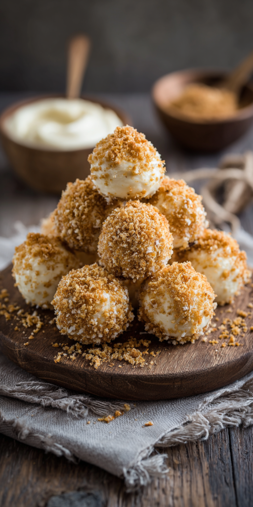 Schnelle Käsekuchen-Kugeln (Pralinen) | Fingerfood 2026